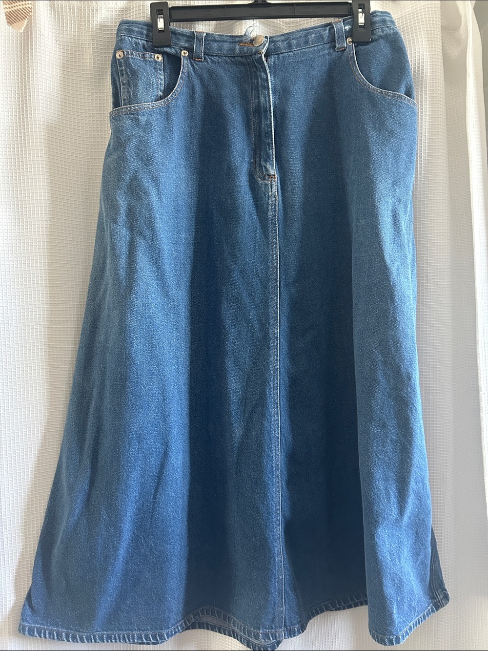 Women's Blue Denim A-Line Jeans Skirt
